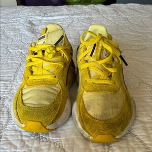 Puma Pikachu Kids Yellow Lace-Up Sneakers